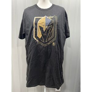 Vegas Golden Knights NHL Men's Black T Shirt Size XL Official Fan Gear